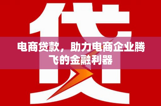 德州电商贷款，助力电商企业腾飞的金融利器