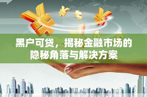德州黑户可贷，揭秘金融市场的隐秘角落与解决方案