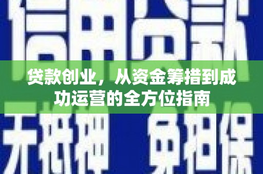 德州贷款创业，从资金筹措到成功运营的全方位指南