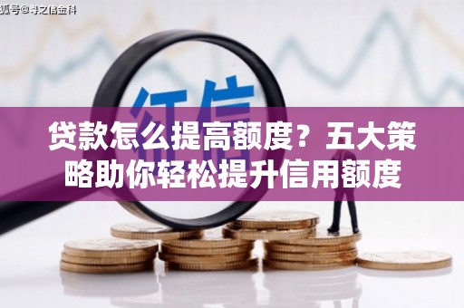 德州贷款怎么提高额度？五大策略助你轻松提升信用额度