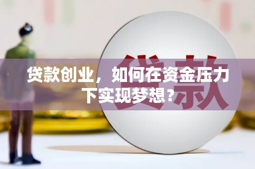 德州贷款创业，如何在资金压力下实现梦想？