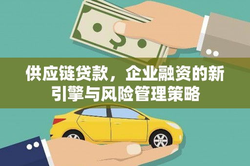 德州供应链贷款，企业融资的新引擎与风险管理策略