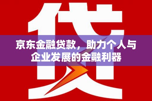 德州京东金融贷款，助力个人与企业发展的金融利器