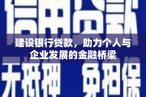 德州建设银行贷款，助力个人与企业发展的金融桥梁