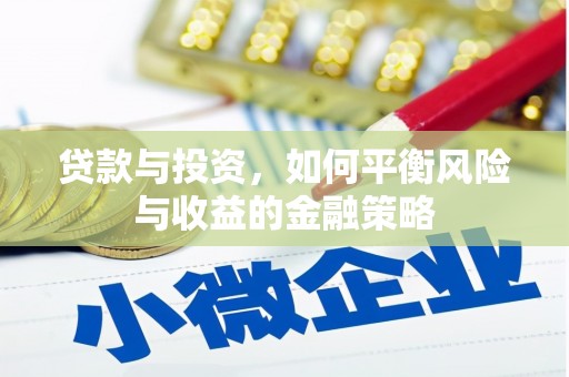 德州贷款与投资，如何平衡风险与收益的金融策略